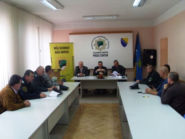 Fadil Šljivić i načelnik Sektora kriminalističke policije MUP TK