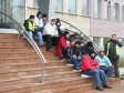Taksisti proveli noć pred zgradom Općine Tuzla, intervenisala Hitna pomoć